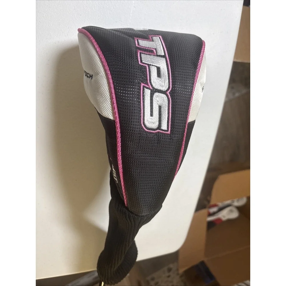 TPS Power Bilt SuperTech 1 Driver Head Cover Black White Pink Womens